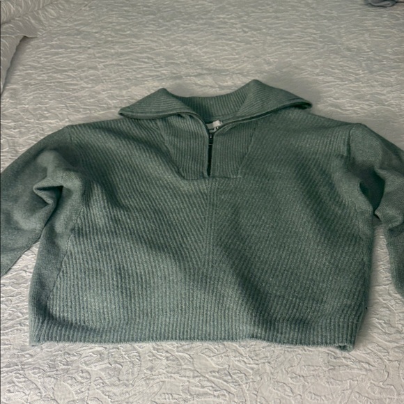 Olive + Oak Sweaters - Elegant Jade Grey Women's Turtleneck Sweater
